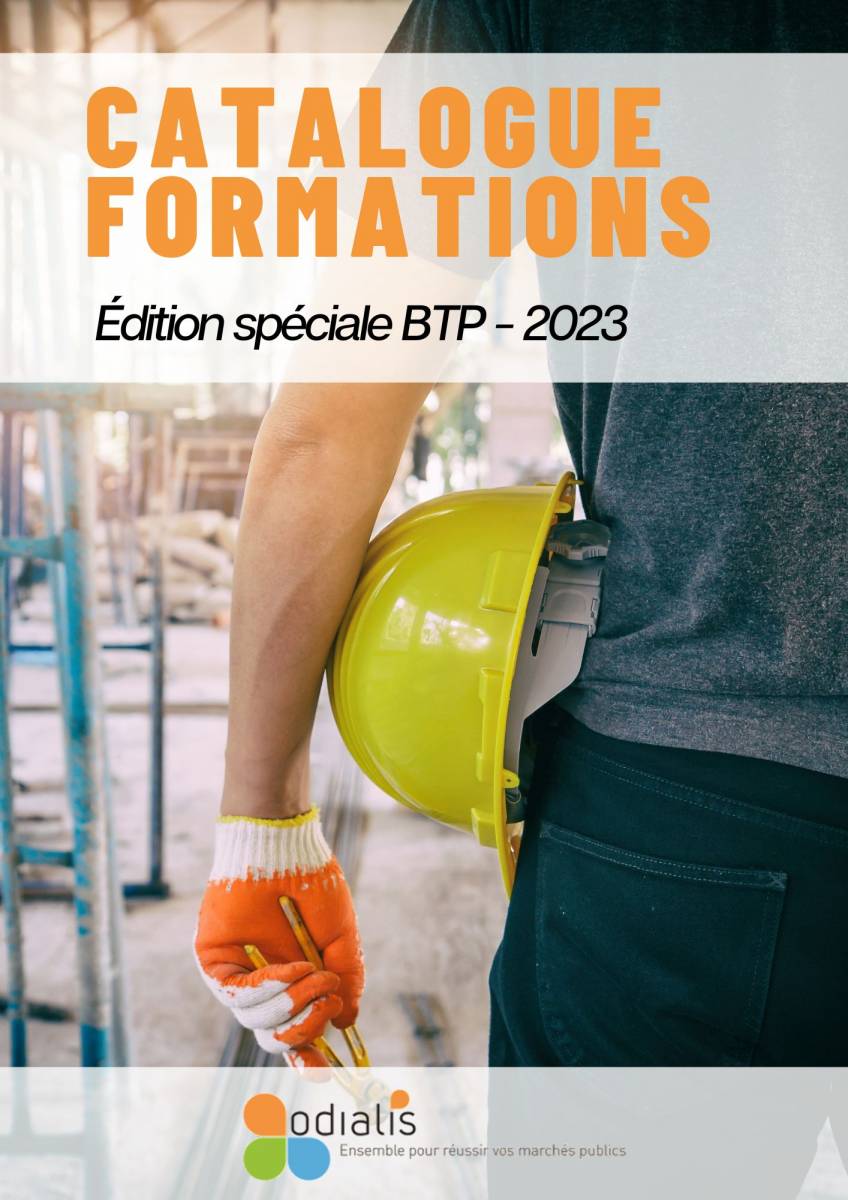 Catalogue formations édition spéciale BTP