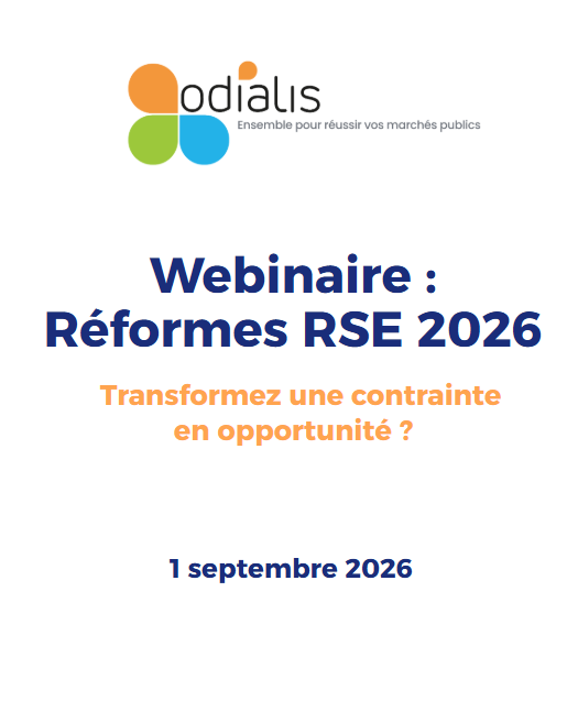 Support du webinaire RSE sur les réformes de 2026.